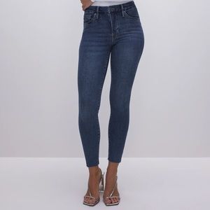 Good American Good Legs Raw Hem Blue469 - great condition!